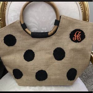 Canvas/Burlap purse